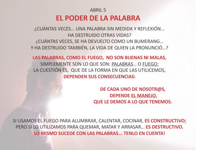 El poder de la palabra